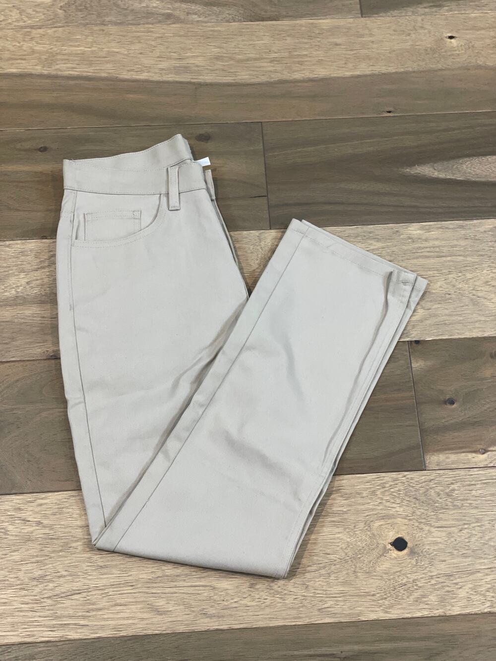 Nautica School Uniform Boys 16 Khaki Chino Pants Cotton Stretch New With Tag